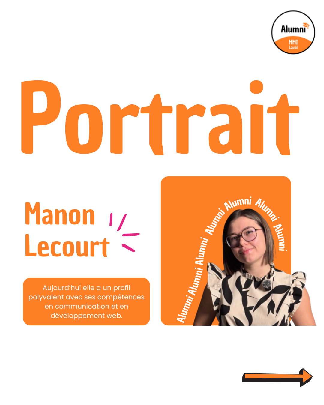 Post réseaux sociaux — Portrait Alumni